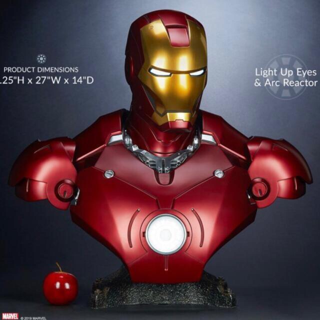 MARVEL - SIDESHOW サイドショウ アイアンマン ライフサイズバスト 1/1