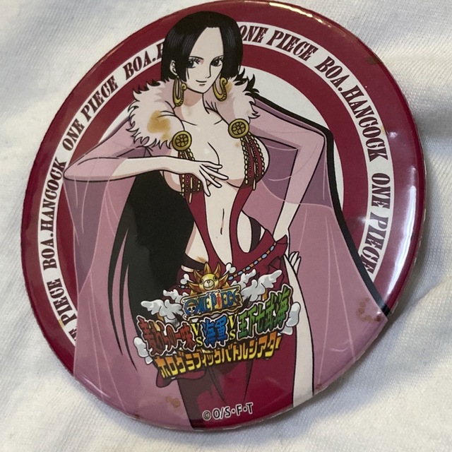 ワンピース ホログラフィックバトルシアター 限定 缶バッジ ハンコック