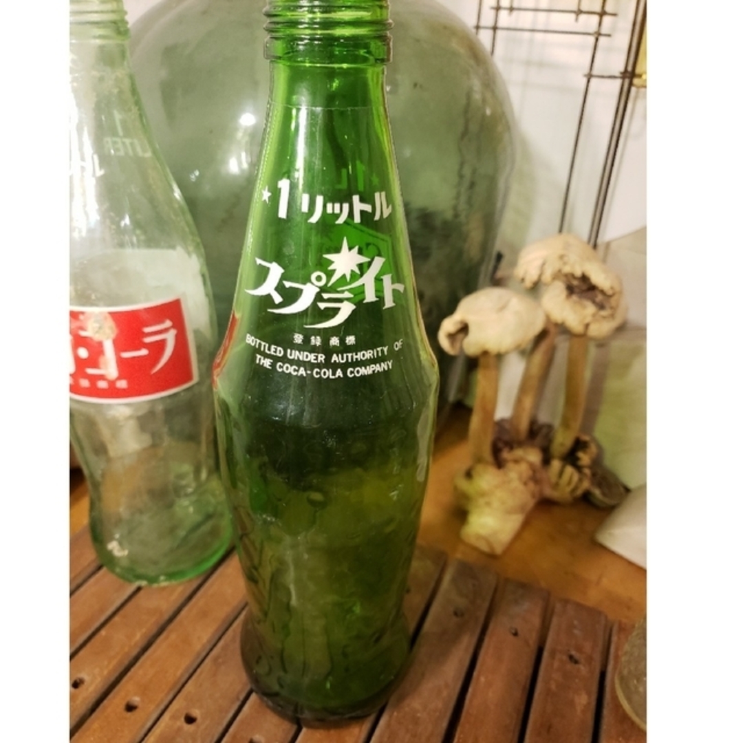 コカ・コーラ スプライト ビン ade グラス 空き瓶 レトロ 昭和レトロの