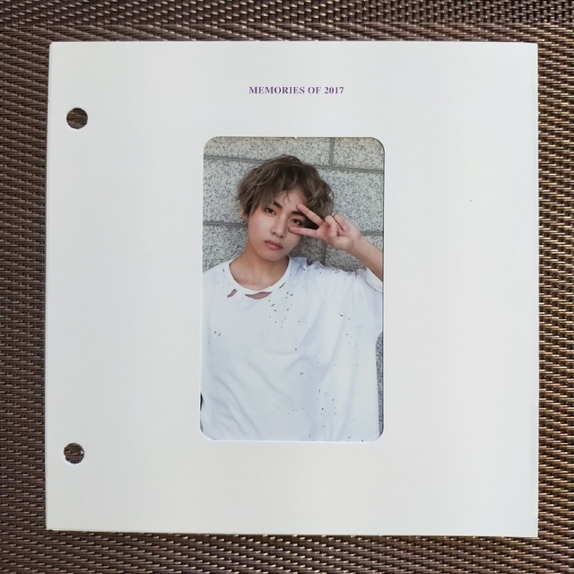 BTS Memories 2017 blu-ray 公式トレカ テヒョン