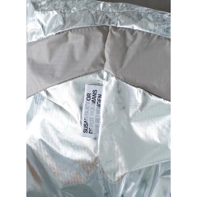 SUSAN BIJLスーザンベル限定コラボエコバッグLサイズ シルバー SDGsの