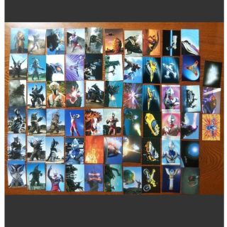 ウルトラマンティガ トレカ 63枚セットカルビーポテトチップスカードの