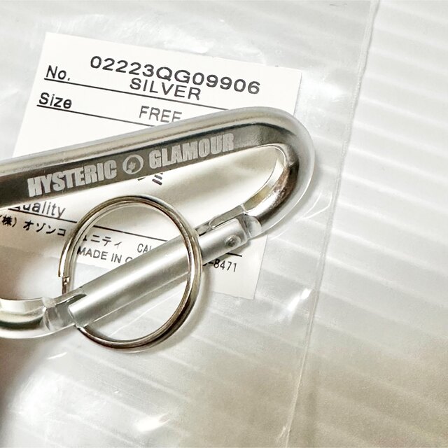 HYSTERIC GLAMOUR - 未使用品！ HYSTERIC GLAMOUR カラビナ キーリング