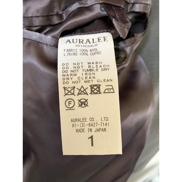 AURALEE - オーラリー ダブルクロスライトメルトン ハーフコート