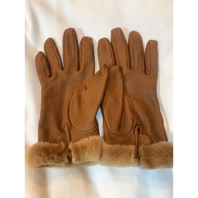 HERMES - エルメス プリンセス ケリー グローブ ラムスキン ミンク