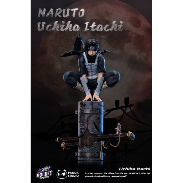 ナルト 暗部 うちはイタチ ガレージキット 1/8スケール フィギュアの