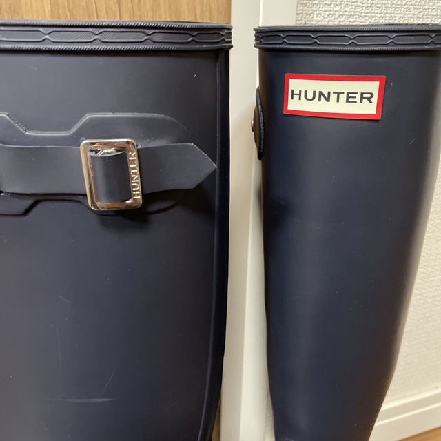HUNTER - 超美品 ハンター レインブーツ ネイビー 25〜25.5㎝の通販 by