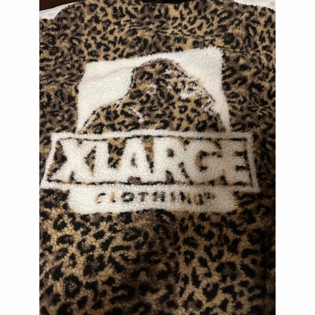 XLARGE - XLARGE フリースボアジャケット マルチカラー ヒョウ柄の通販