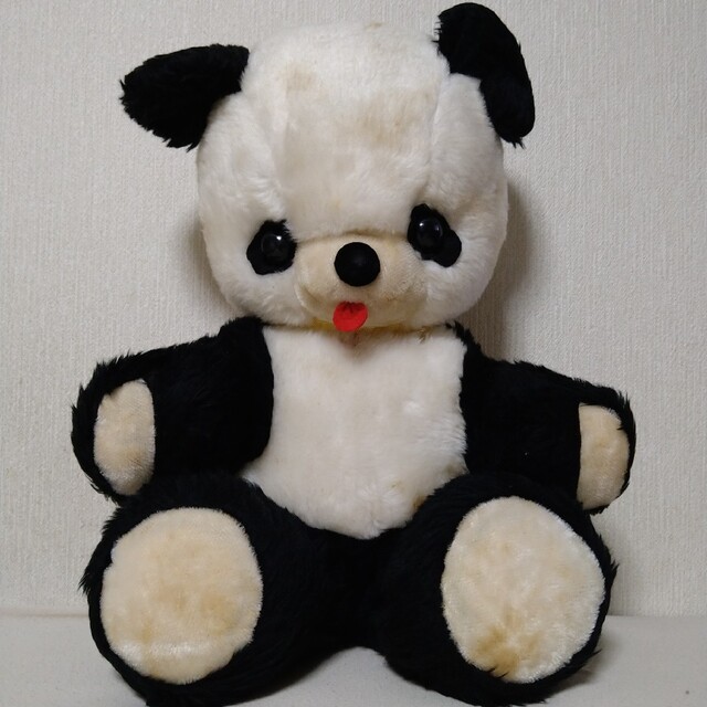 昭和レトロ 大きなパンダのぬいぐるみの通販 by アンジュ｜ラクマ