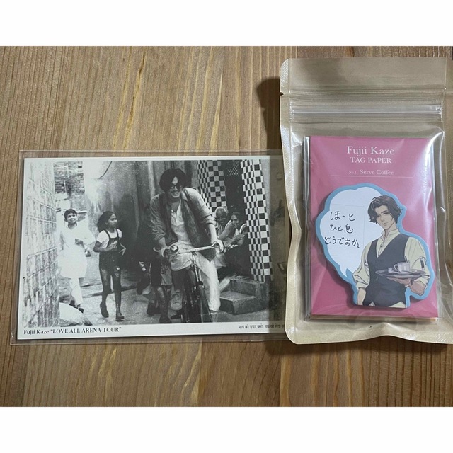 藤井風 ポストカード3枚セット&TAG PAPER3種セットの通販 by