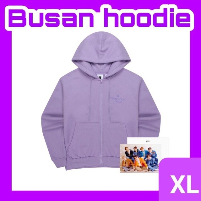 BTS 釜山コンサートグッズ パーカーL、スローガン BTS 釜山コンサート