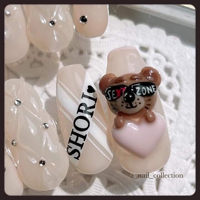 ネイルチップ オーダー受付中 ジャニーズ ちびぬい 佐藤勝利 Sexy Zone
