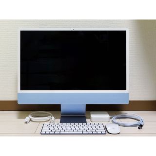 Mac (Apple)（デスクトップ型PC ・ ブルー・ネイビー/青色系）のフリマ