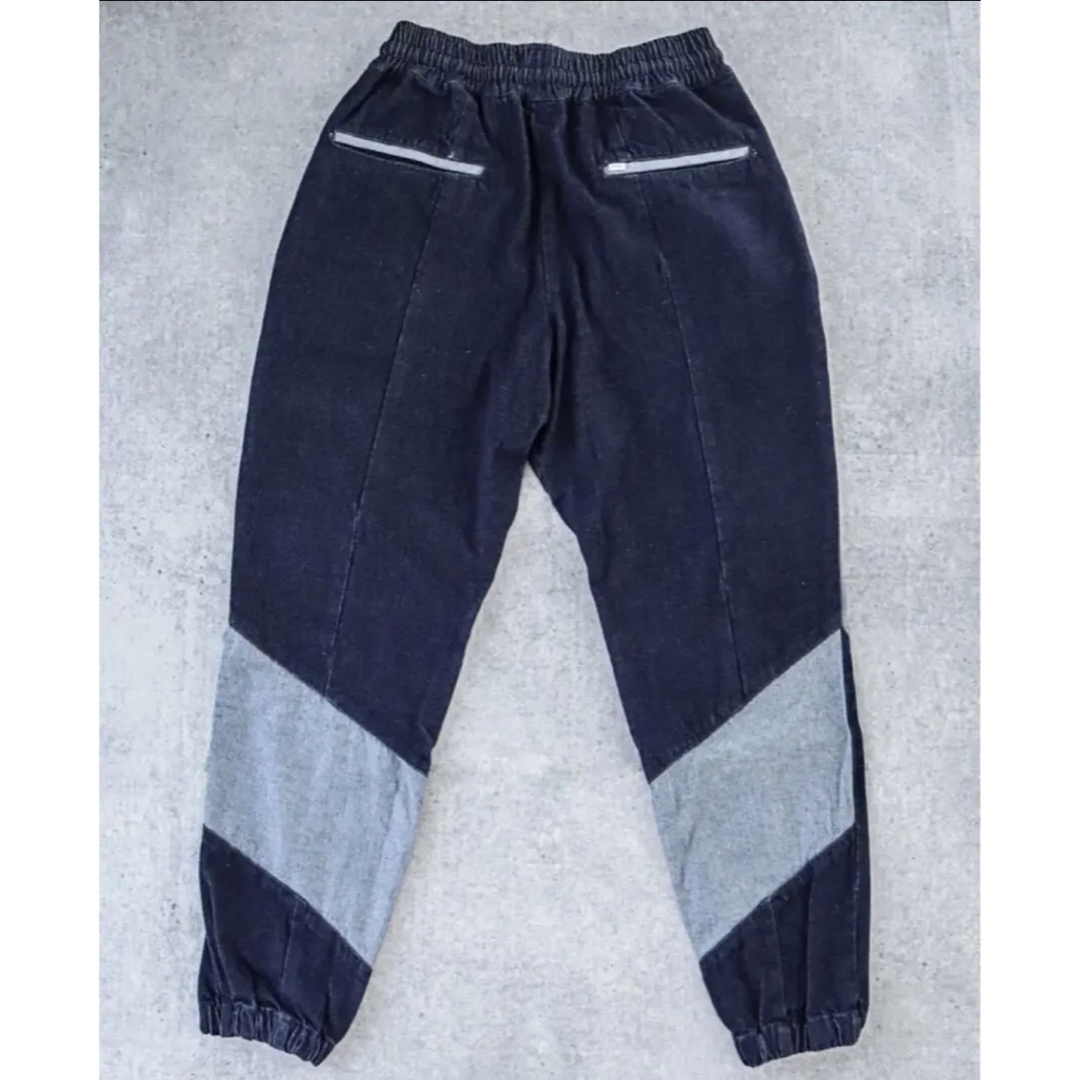 FR2 - サプール SAPEur トラックパンツ デニム インディゴ XLサイズの