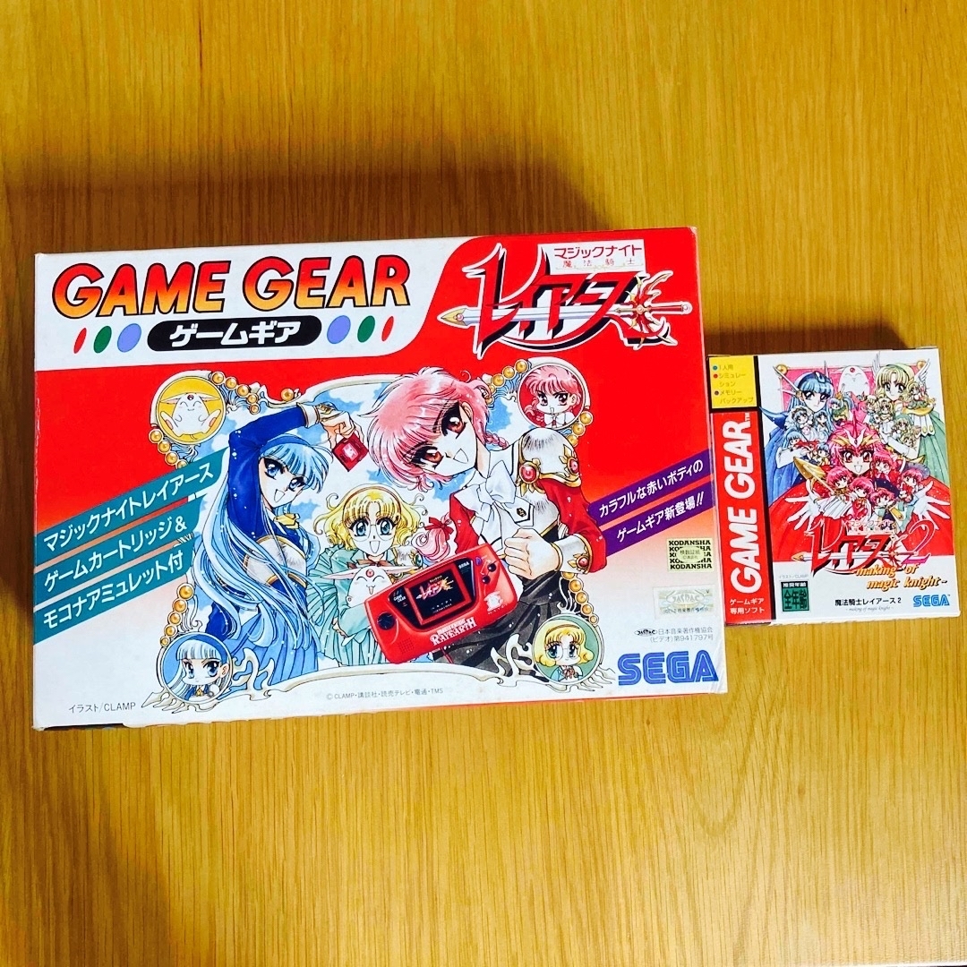 SEGA - ゲームギア レイアースモデルセット&レイアース2カートリッジの