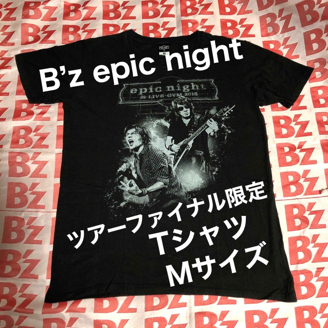 B'z epic night ファイナル Tシャツ M 松本孝弘 稲葉浩志 の通販 by