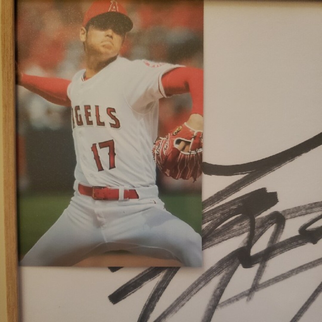 ☆世界のスーパースター☆大谷翔平直筆サイン色紙、額付き☆の通販 by