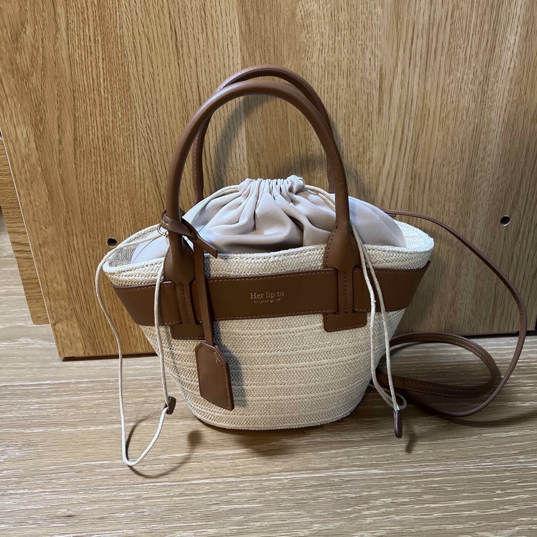 Her lip to - Her lip to かごバックの通販 by みー｜ハーリップトゥ