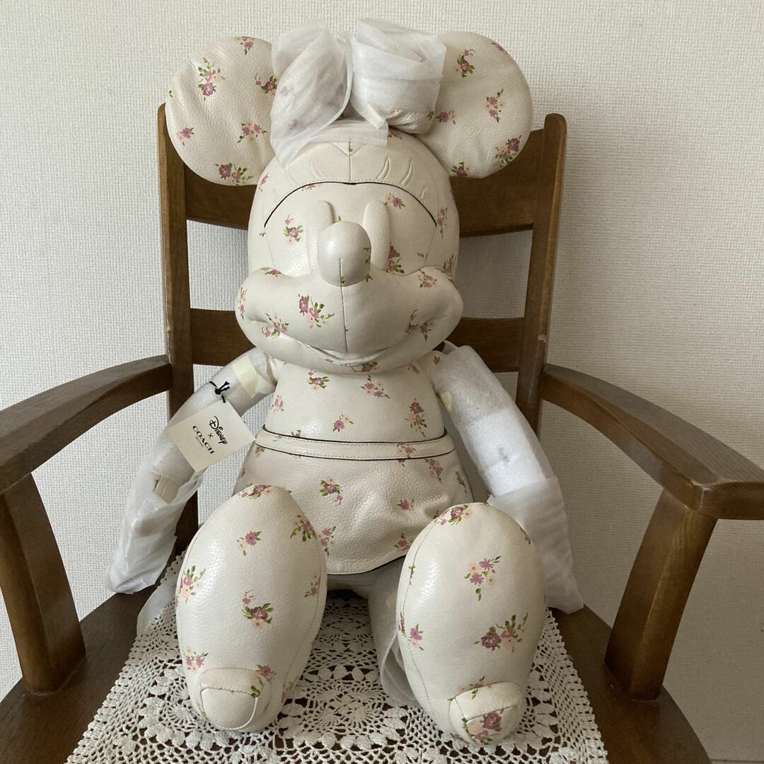 COACH - Coach X Disney ミニーマウス ドール レザー 花柄 限定品 新品