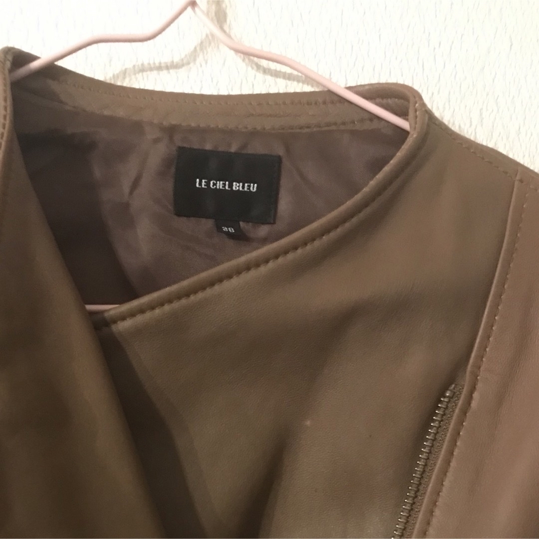 LE CIEL BLEU - LE CIEL BLUE レザージャケットの通販 by ひろころ's