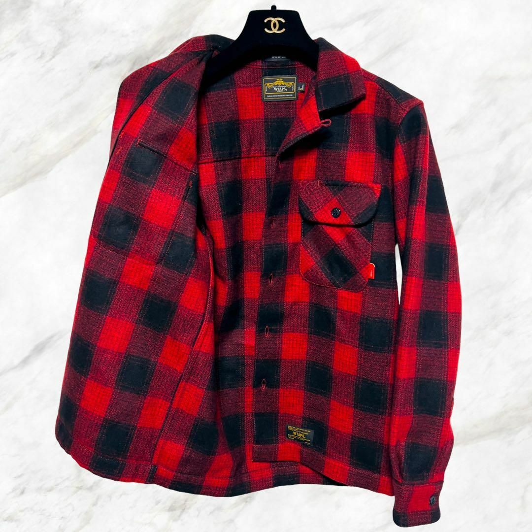 W)taps - Wtapsチェックシャツ lM WTAPS UNION バッファロージャケット