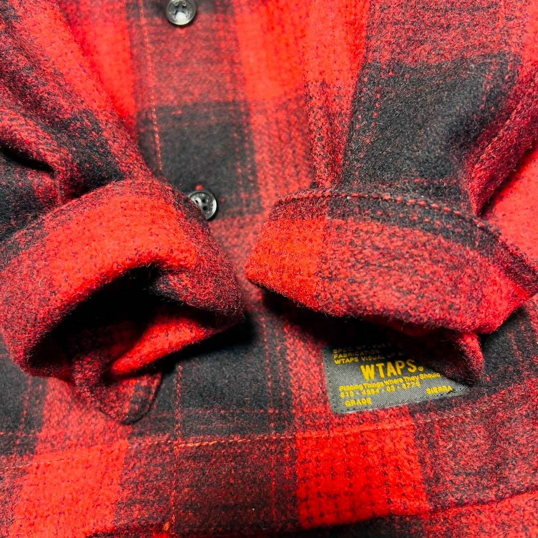 W)taps - Wtapsチェックシャツ lM WTAPS UNION バッファロージャケット