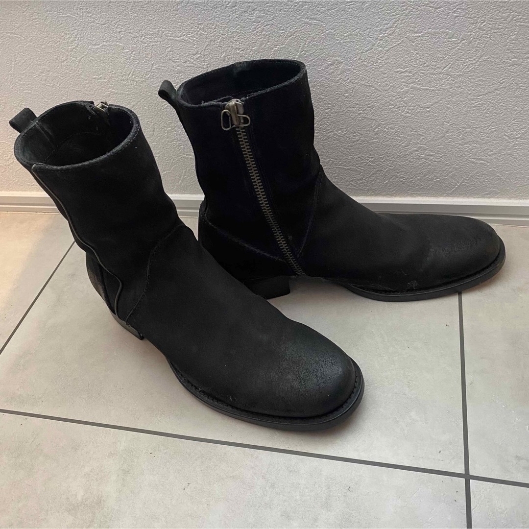 BUTTERO - BUTTERO ブッテロ サイドジップ スエード ブーツ 41の通販