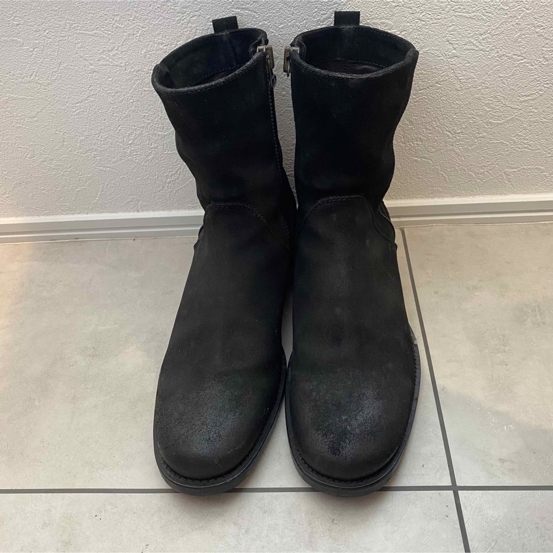 BUTTERO - BUTTERO ブッテロ サイドジップ スエード ブーツ 41の通販