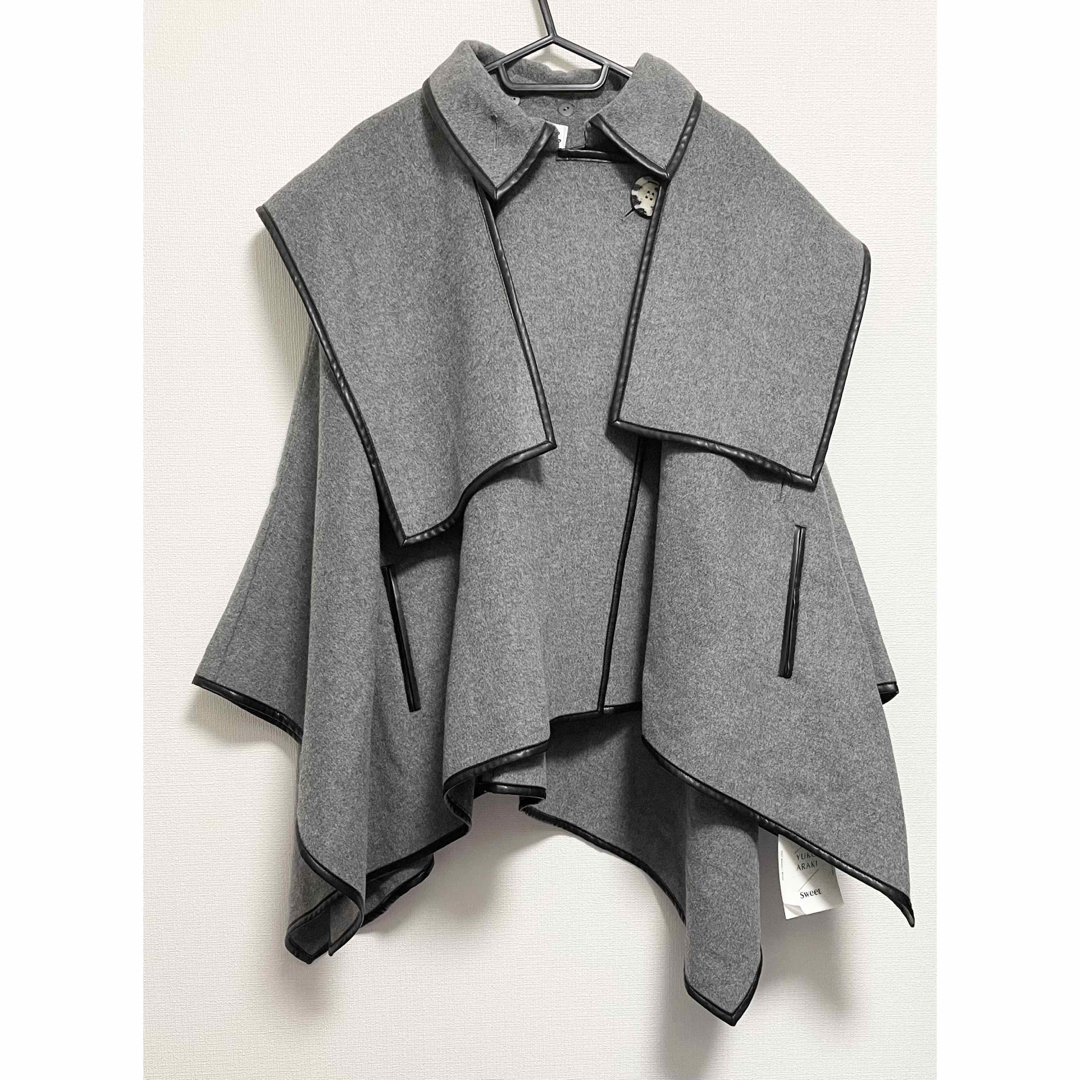 SNIDEL - 【正規品】SNIDEL×新木優子×sweet ポンチョコート GRY グレー