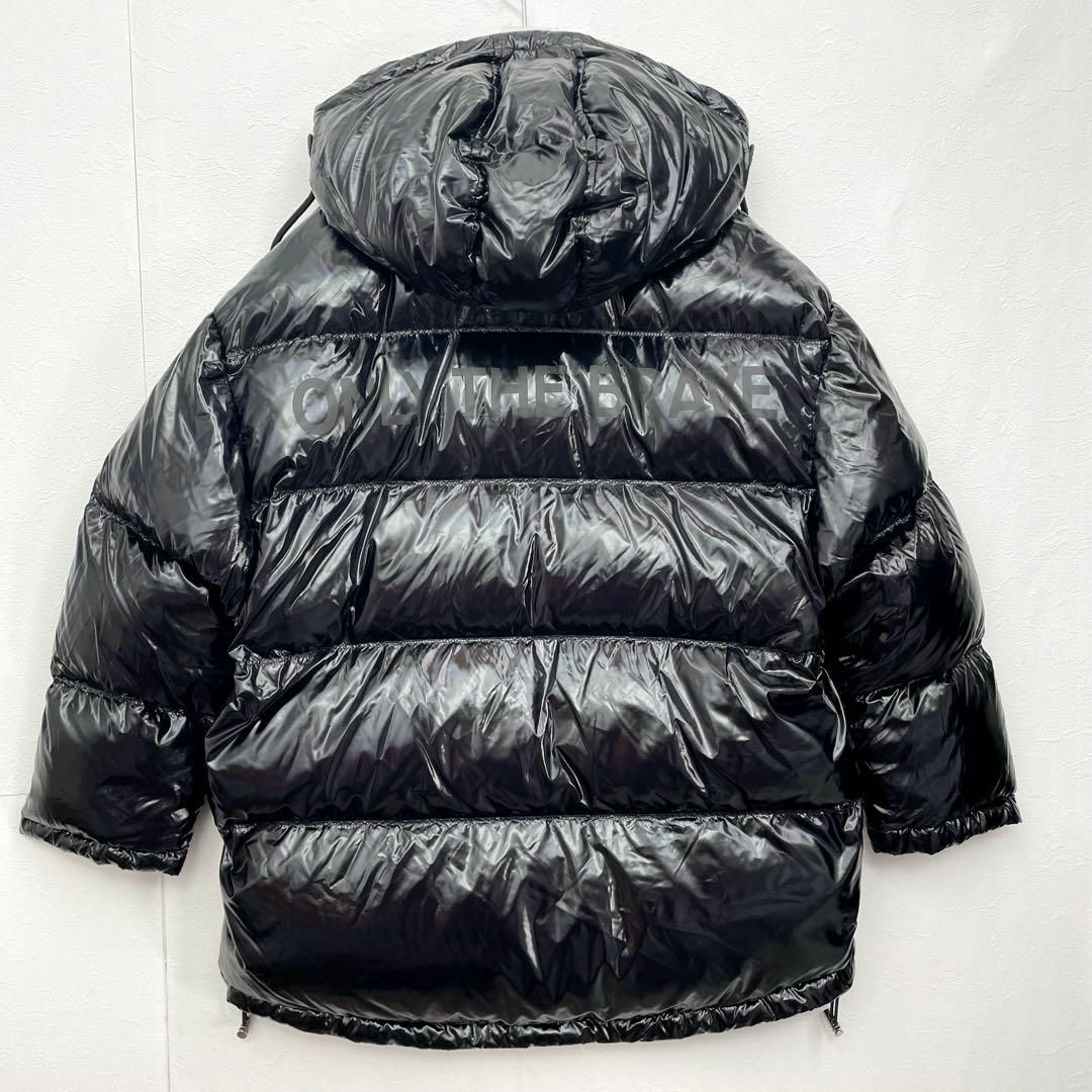 DIESEL - ディーゼル DIESEL 光沢 ブラック ダウンジャケット オーバー