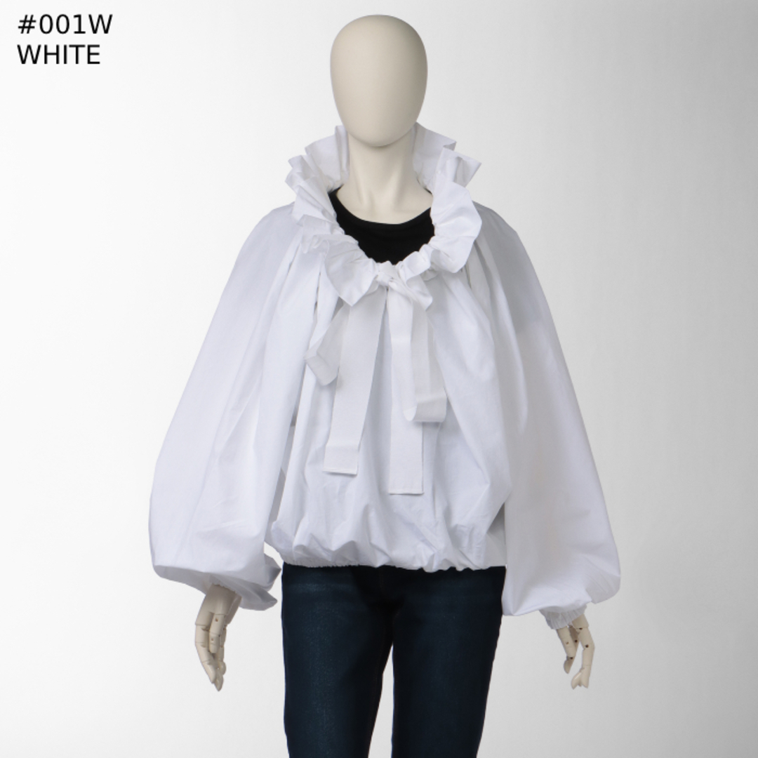 PATOU - パトゥ PATOU ブラウス パフスリーブ グログランリボン