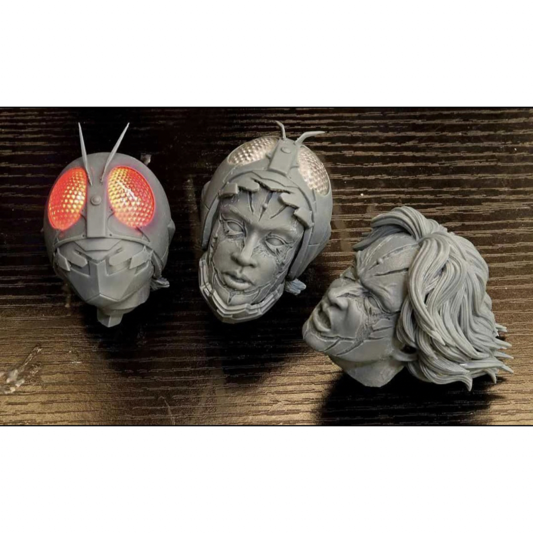 1/6スケール 新仮面ライダー ガレージキット (未組み立て未塗装）の