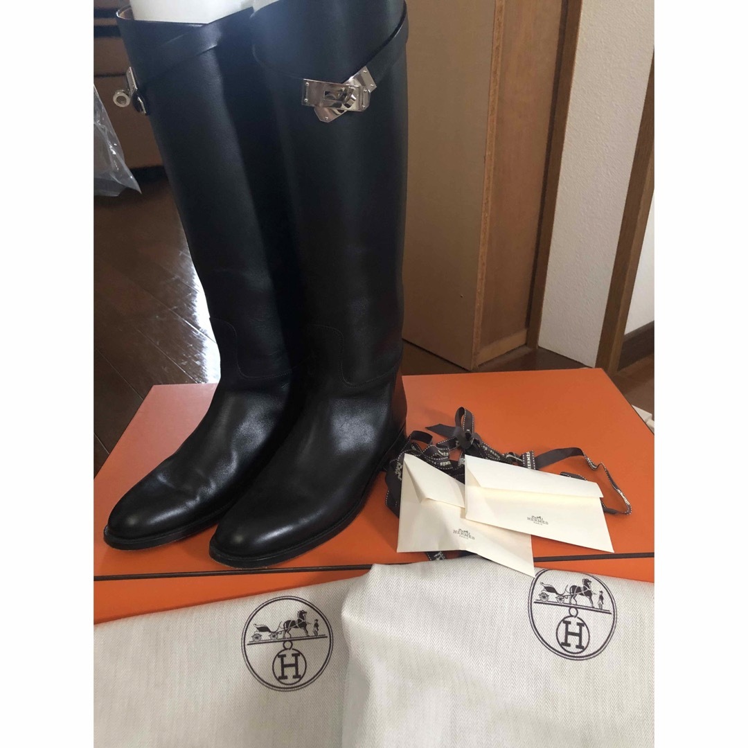 HERMES - 美品 正規品 エルメス ジャンピングブーツ 23.5cm 37 1/2の