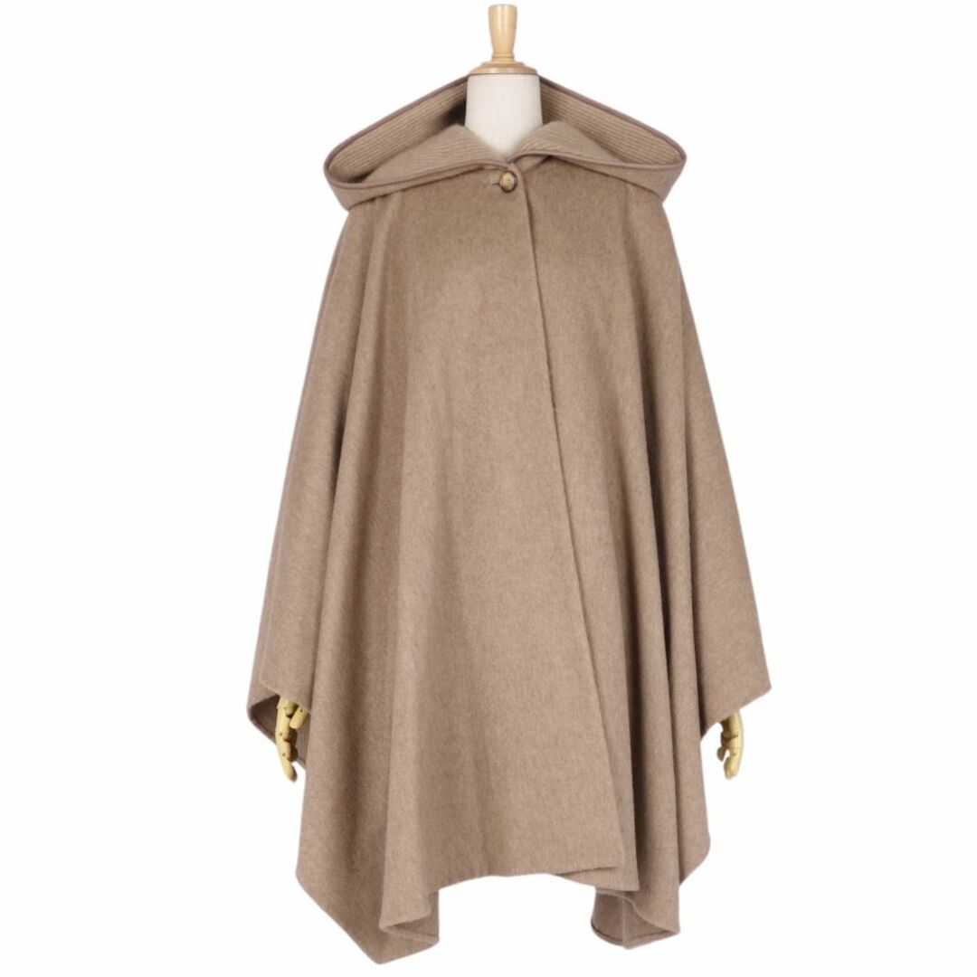 極美品 ロロピアーナ Loro Piana ポンチョ コート カシミヤ100％ 無地