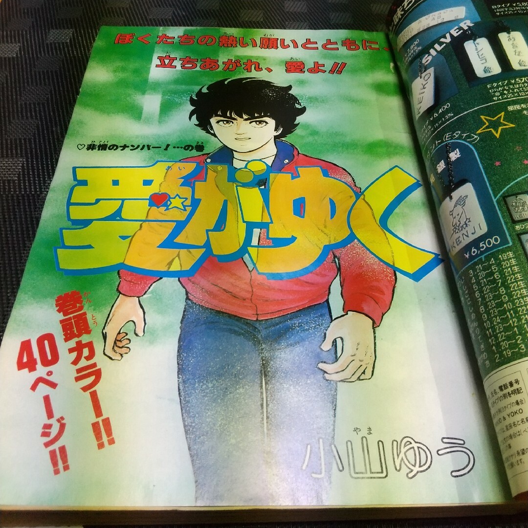 小学館 - 少年ビッグコミック 1983年23号※みゆき 表紙 あだち充※愛が