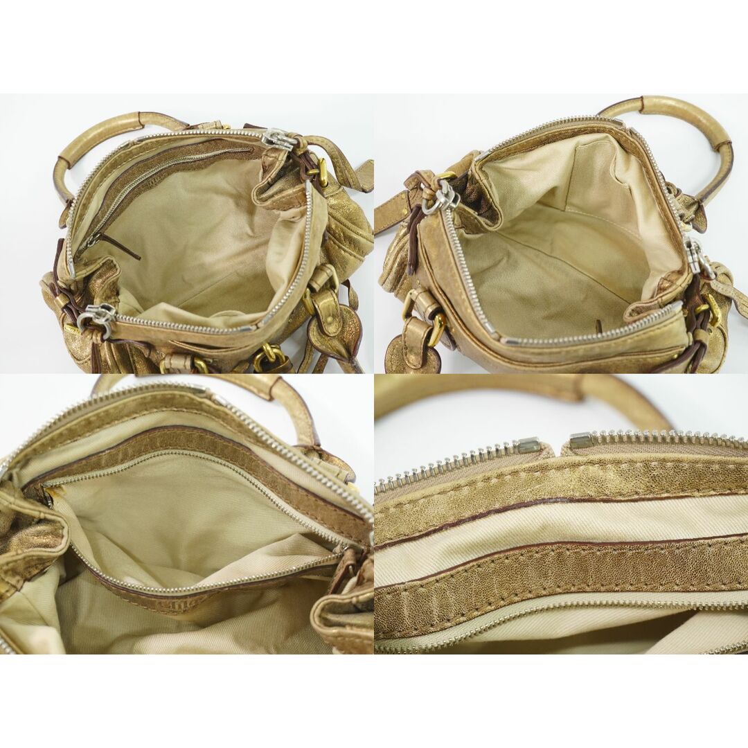 Chloe - 本物 クロエ Chloe ミニ パディントン ハンドバッグ レザー