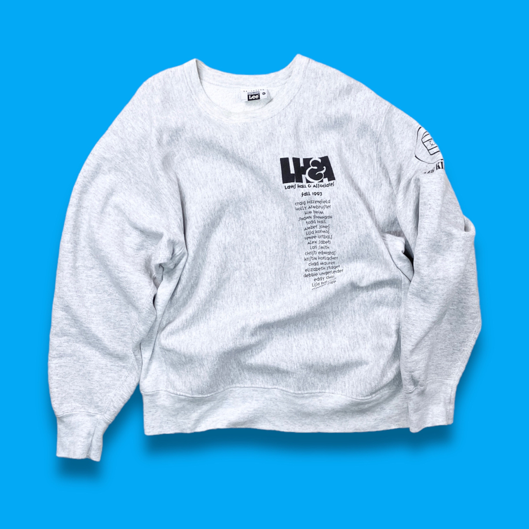 90s 90S リー USA製 リバースウィーブ スウェット L USA製 Lee CROSS