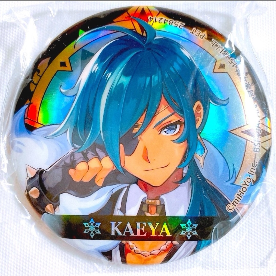 原神 ガイア ホログラム 缶バッジ セガ セット