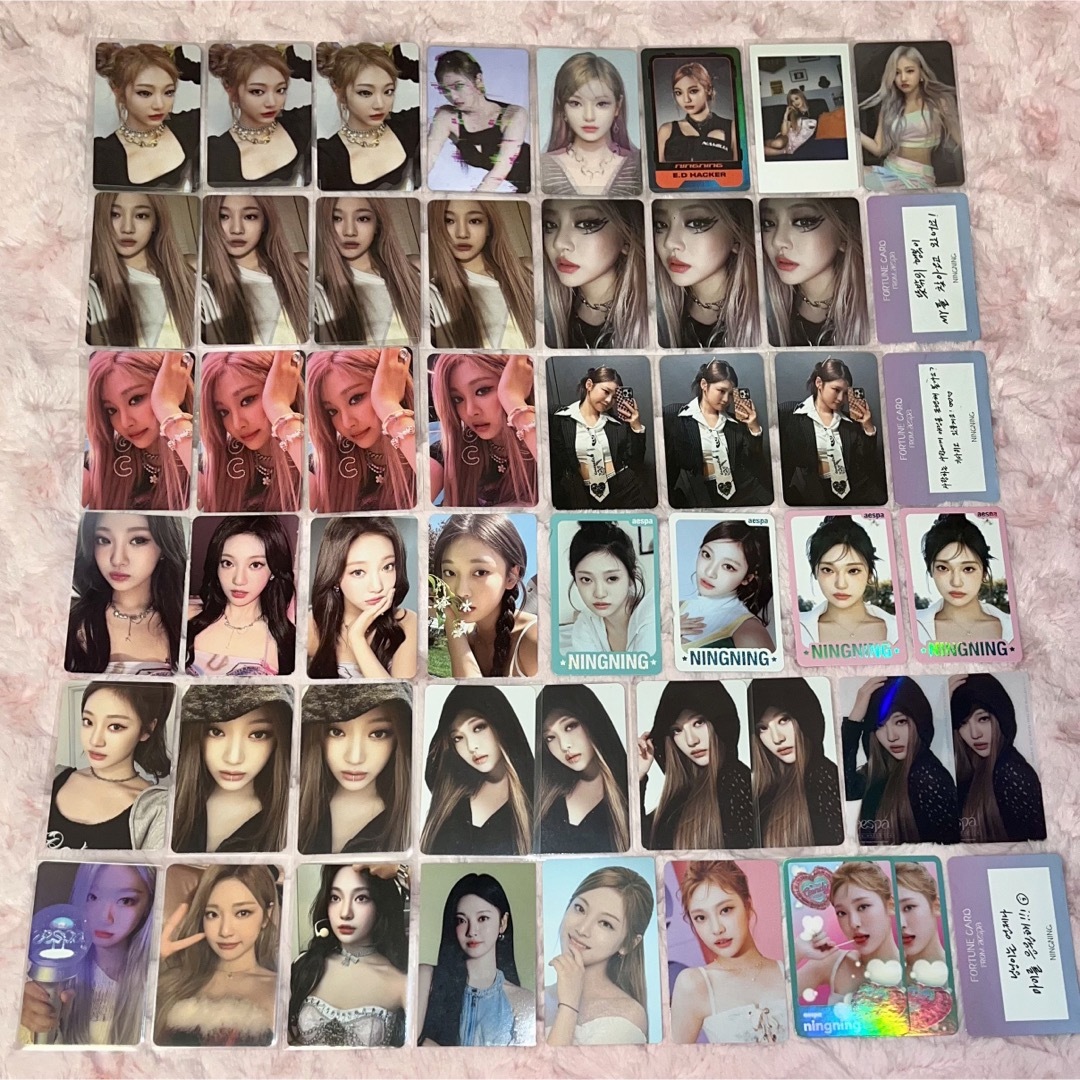 aespa ペンミ 6000円購入特典 ニンニン ファンミ トレカ 2枚 aespa