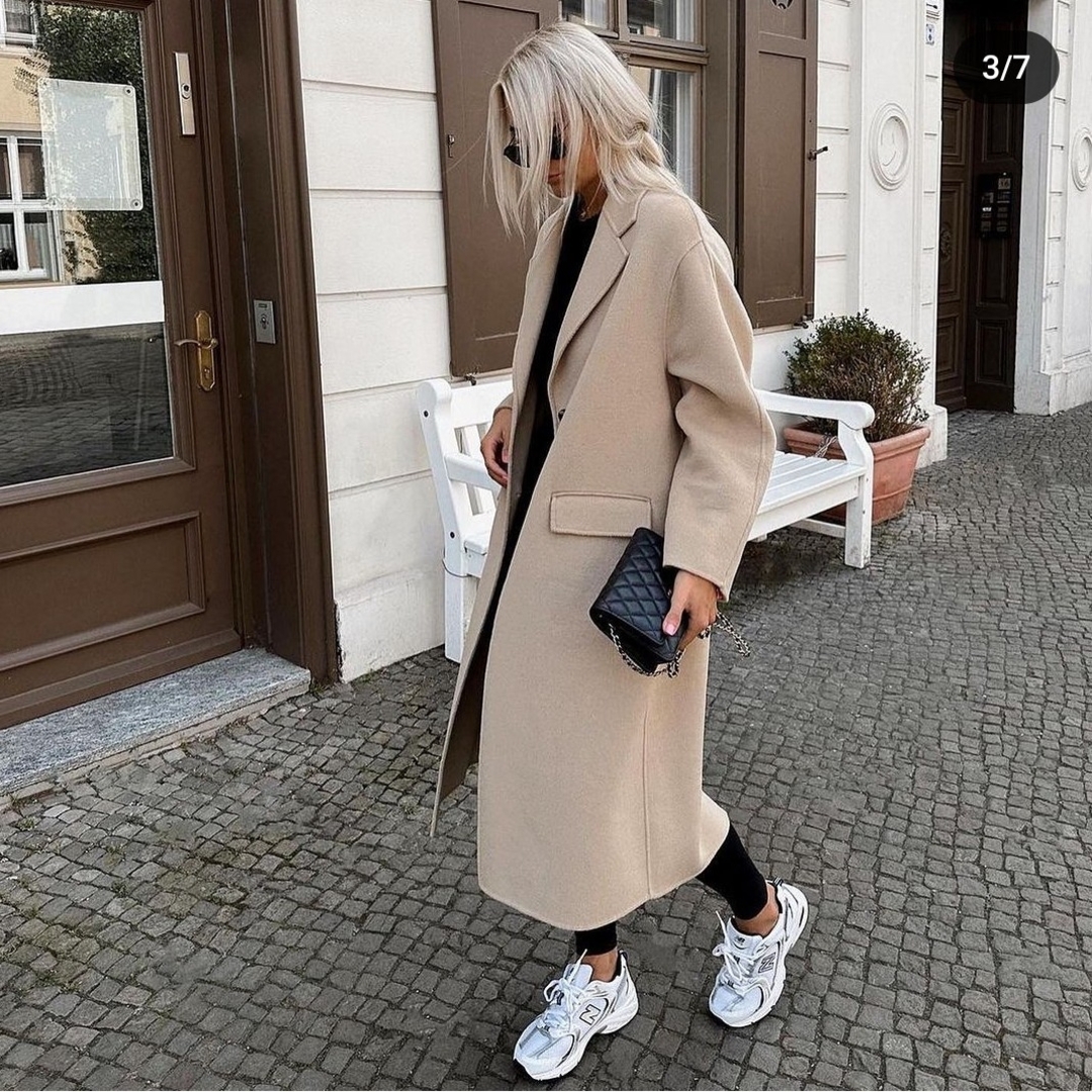 ZARA - ZARA ZW COLLECTION ダブルフェイス ウールブレンド コートの