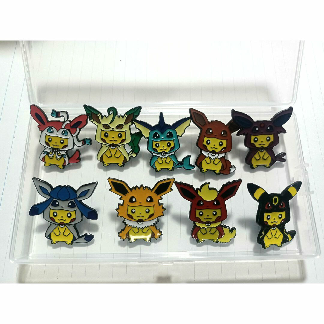 ポケモン ピンバッジ ポンチョピカチュウ ブイズの通販 by あさひ's