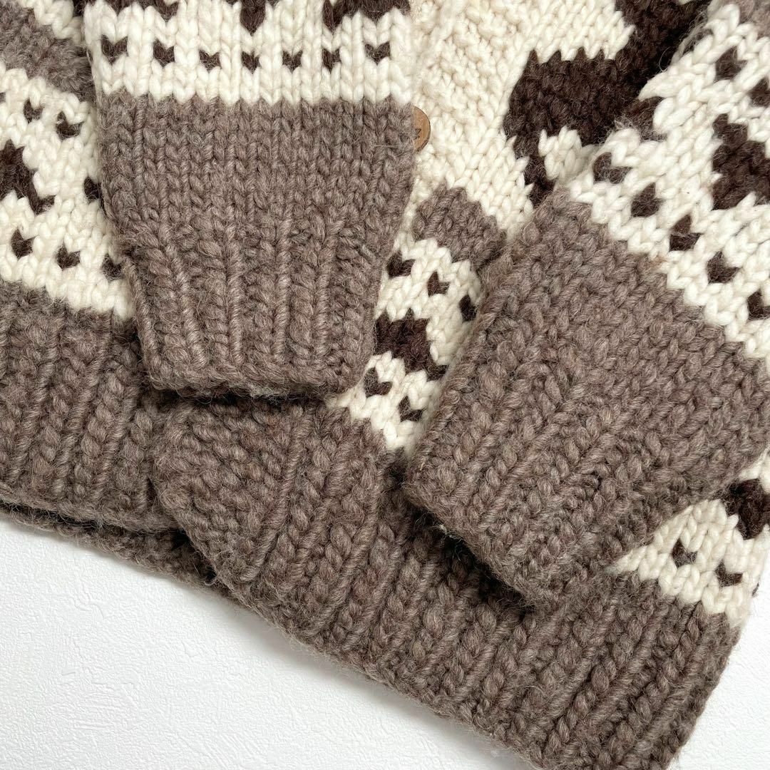 KANATA - KANATA カナタ ウッドボタン カナダ製 トナカイ カウチン