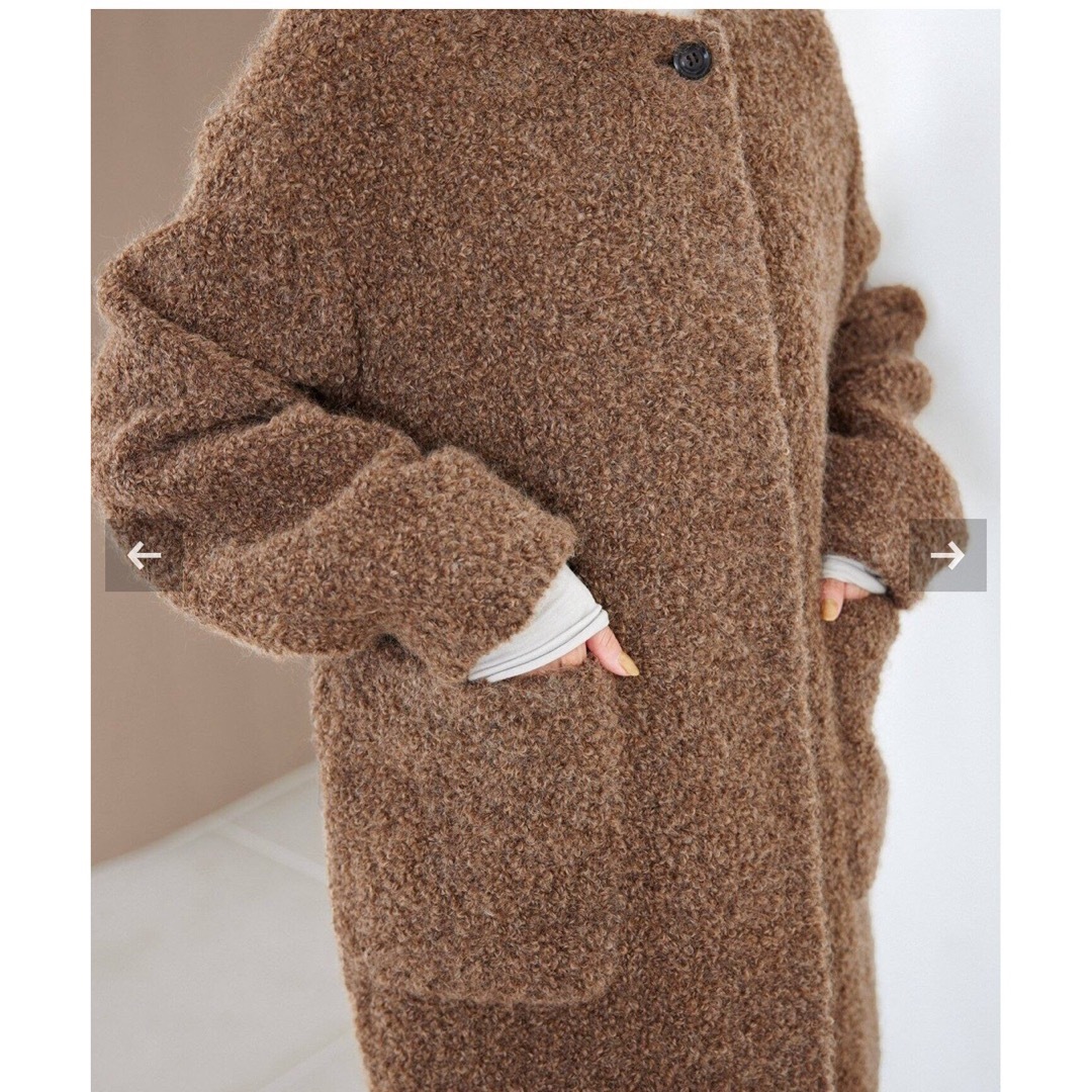 コクーンループコート タグ付き コクーンループコート タグ付きの通販