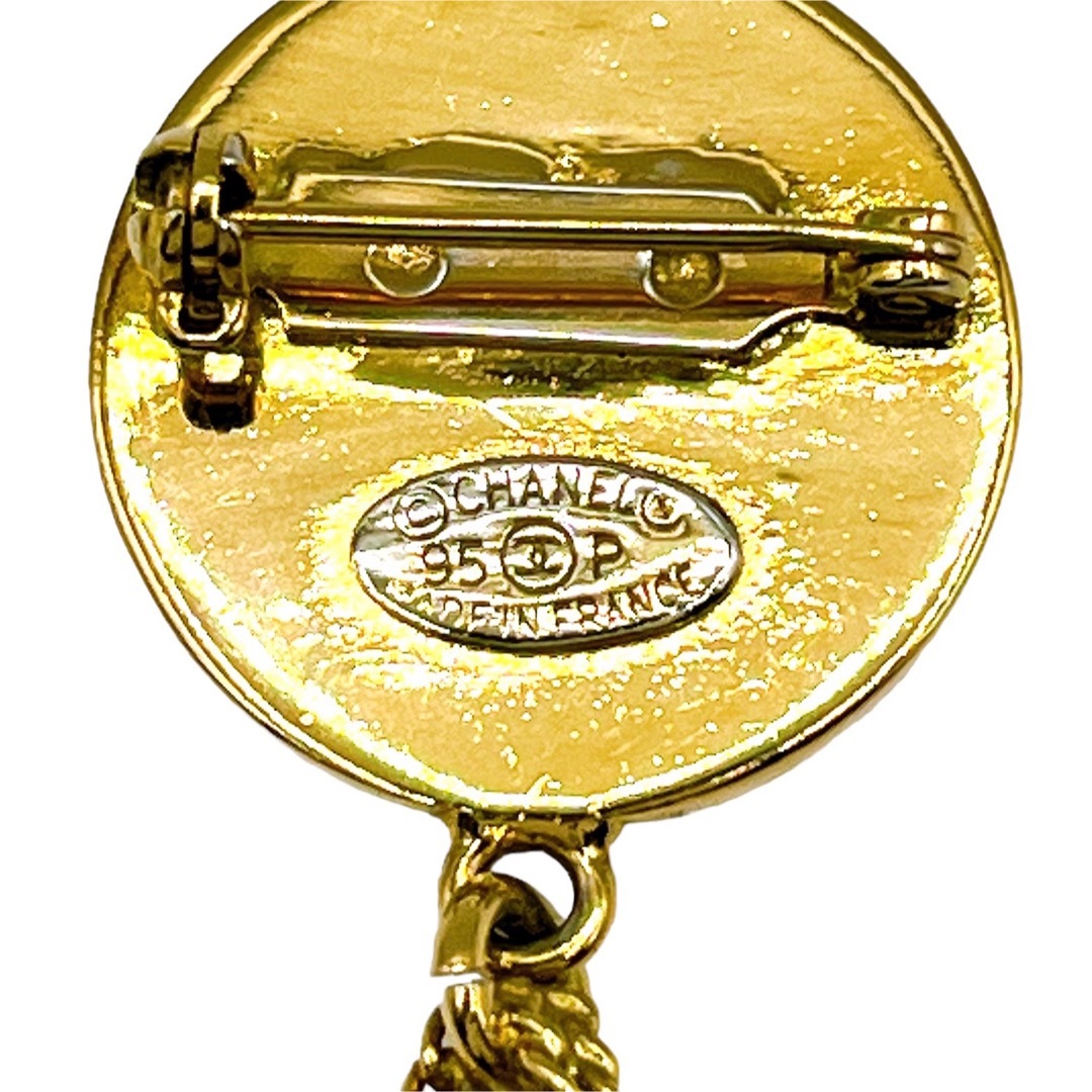 CHANEL - 美品 シャネル GP マトラッセ バック ココマーク ブローチ 金