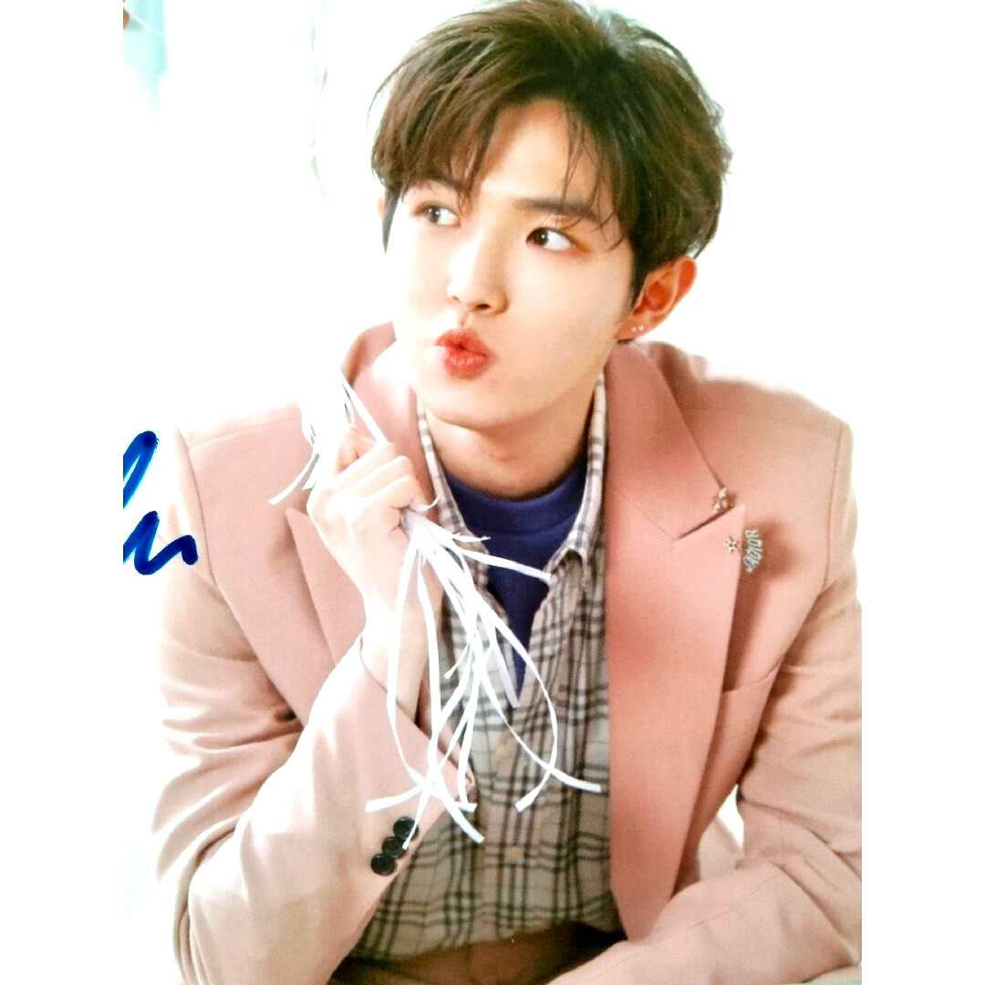 キム・ジェファン直筆サイン入り2Lサイズ写真…Kim Jae-hwan…の通販 by