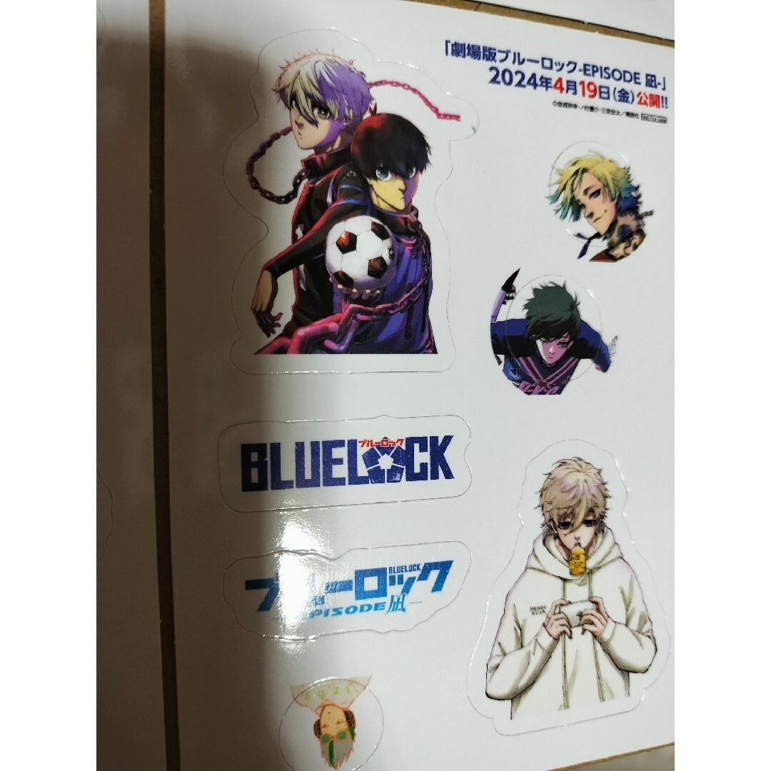 全種類6枚 非売品 ブルーロック 凪 玲王 フレークシール ステッカー 凪