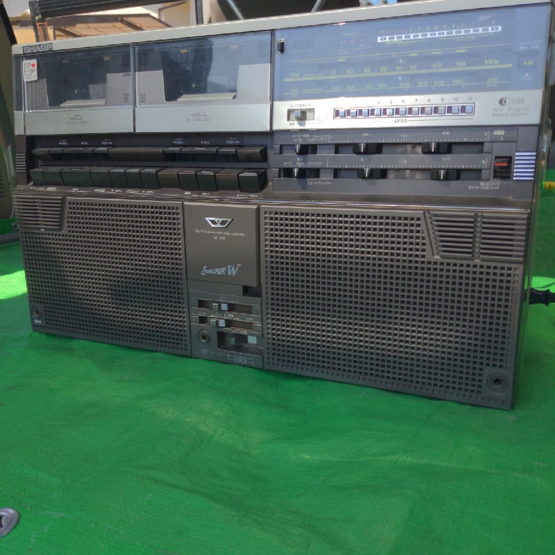 SHARP シャープ ダブルラジカセ ザ・サーチャーW GF808の通販 by ち