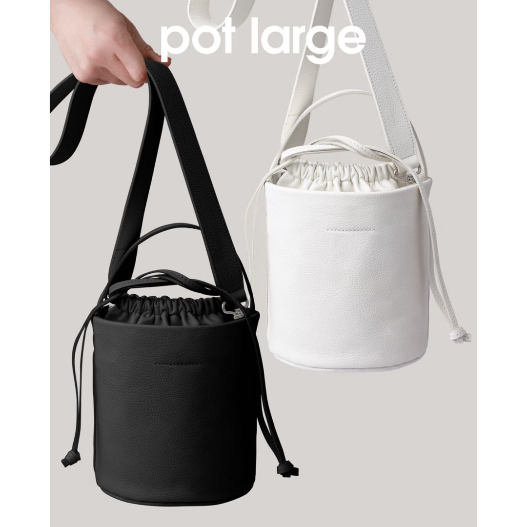 ザハイライツ pot more black large バッグ ポット ラージの通販 by