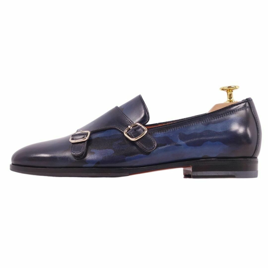 Santoni - 未使用 サントーニ Santoni レザーシューズ ダブルモンク