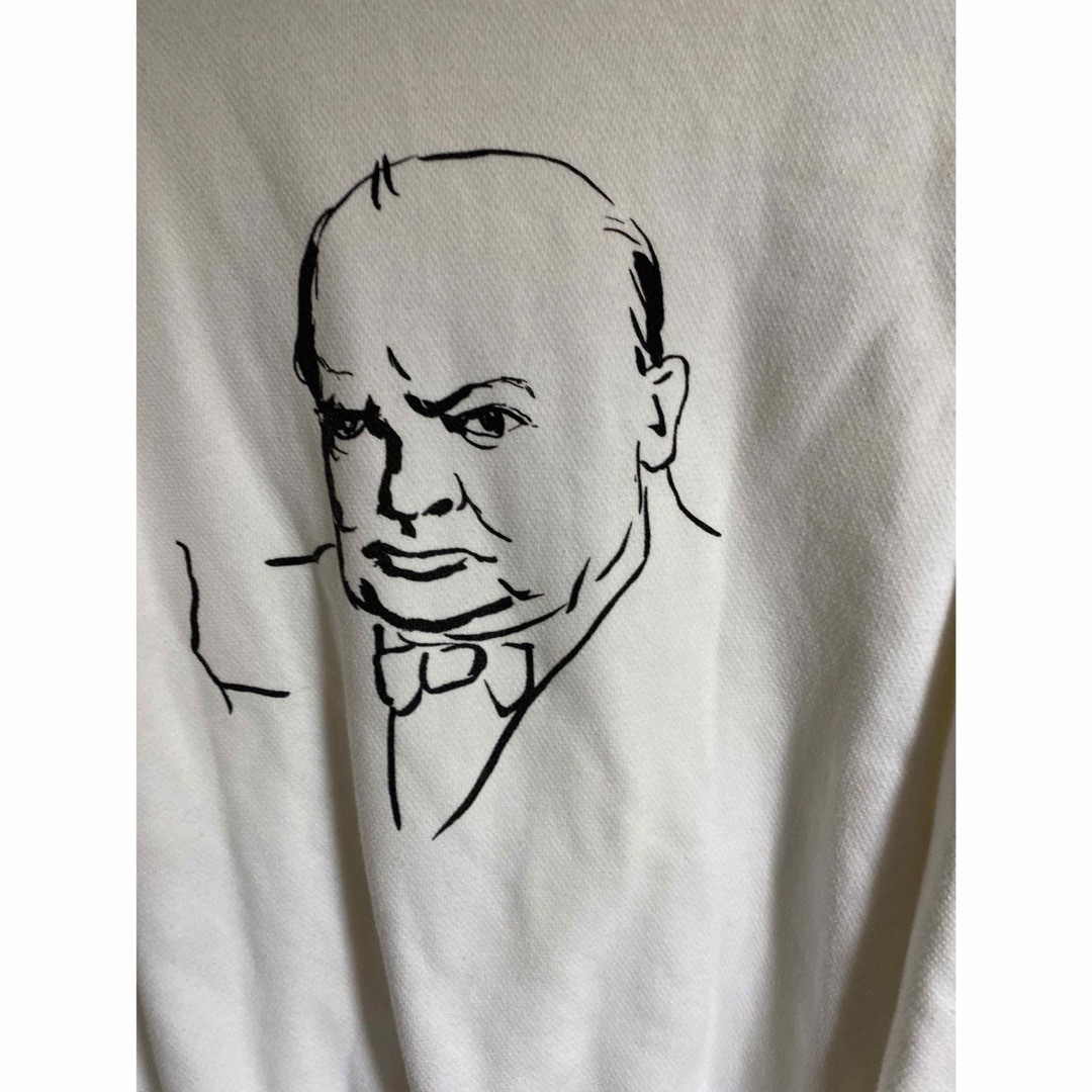 ヴンティージレアウィンストンチャーチル自画像バックプリント